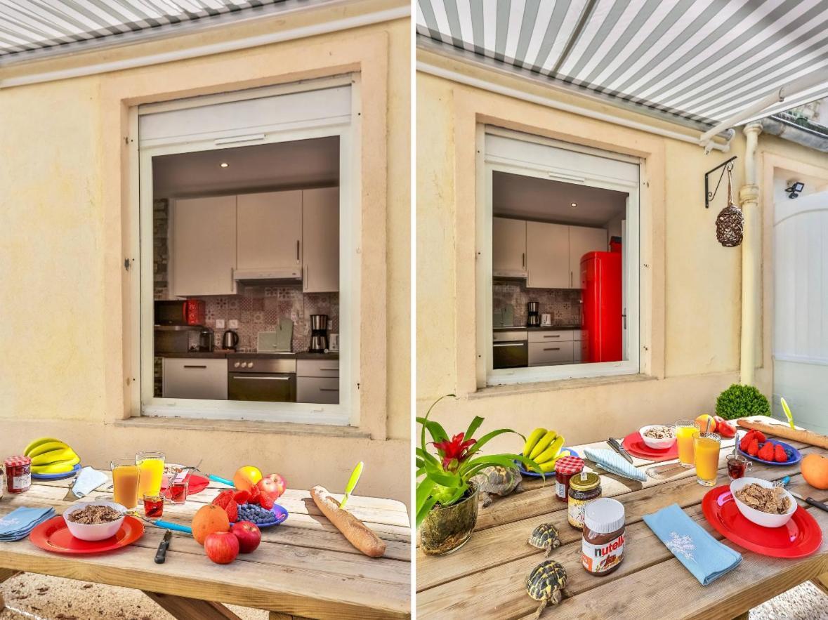 Le Refuge Avec Terrasse Et Jardin, En Plein Centre-Ville, Gare 5 Minutes A Pieds Ница Екстериор снимка